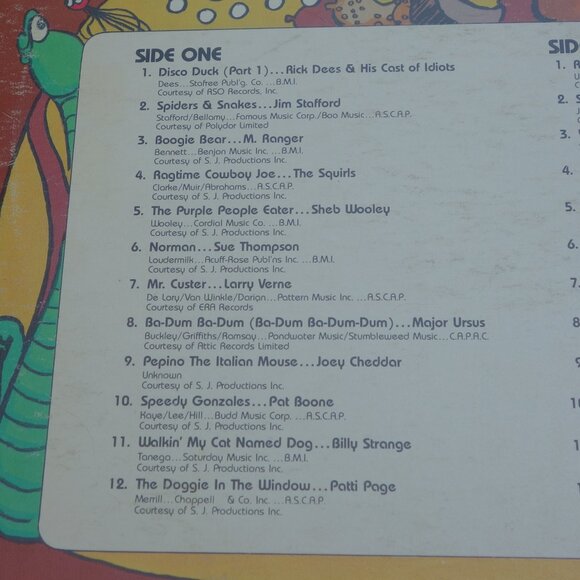 Vintage 1978 K-Tel NC 492 Nutty Numbers As Advertised on Television Vinyl Record - Picture 15 of 15